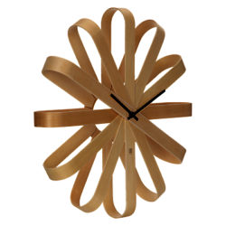 Umbra Ribbon Wood Wall Clock